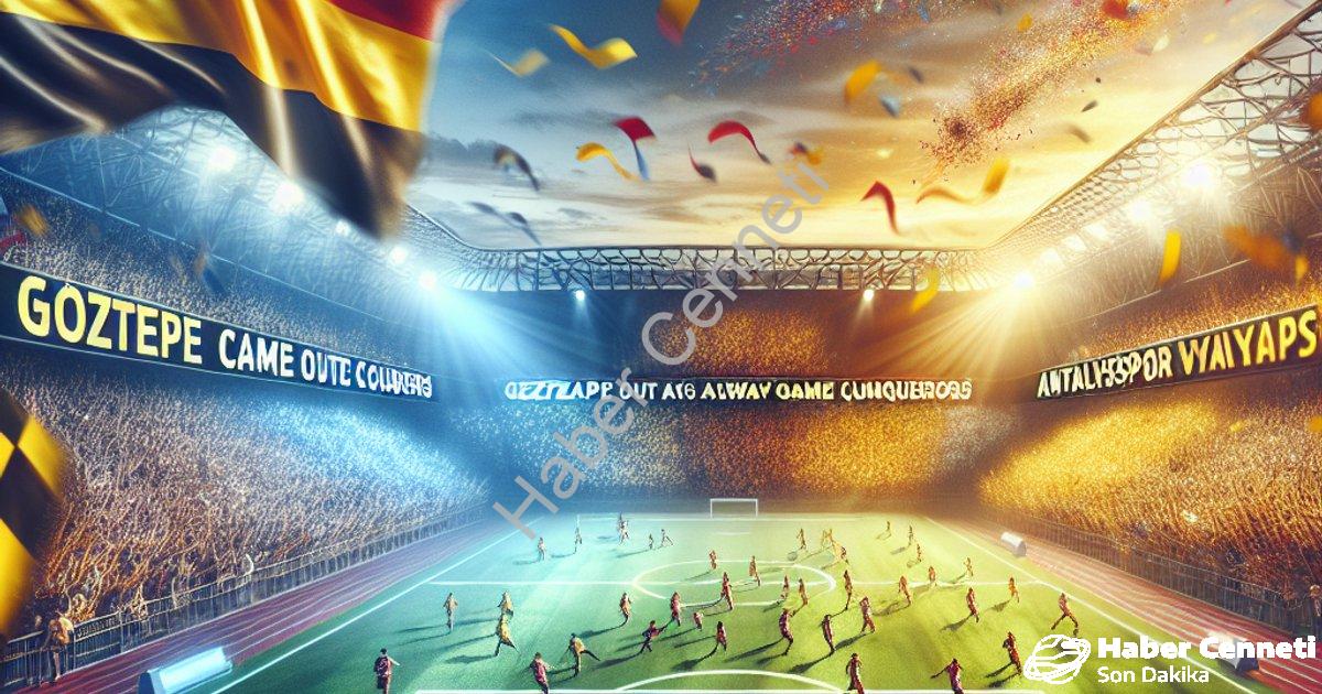 "Göztepe Deplasman Fatihi Oldu: Antalyaspor Galibiyeti ve İstatistikler" başlıklı haber için fotorea
