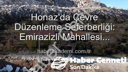 Honaz’da Kentsel Dönüşüm Hız Kesmiyor: Emirazizli Mahallesi Estetik Dokunuşlarla Yenileniyor