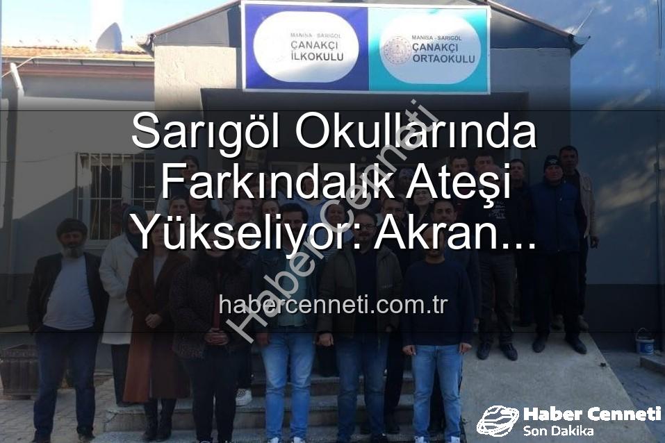 farkındalık eğitimleri - Sarıgöl Okullarında Farkındalık Ateşi Yükseliyor: Akran Zorbalığı ve Ergenlik Konuları Mercek Altında!