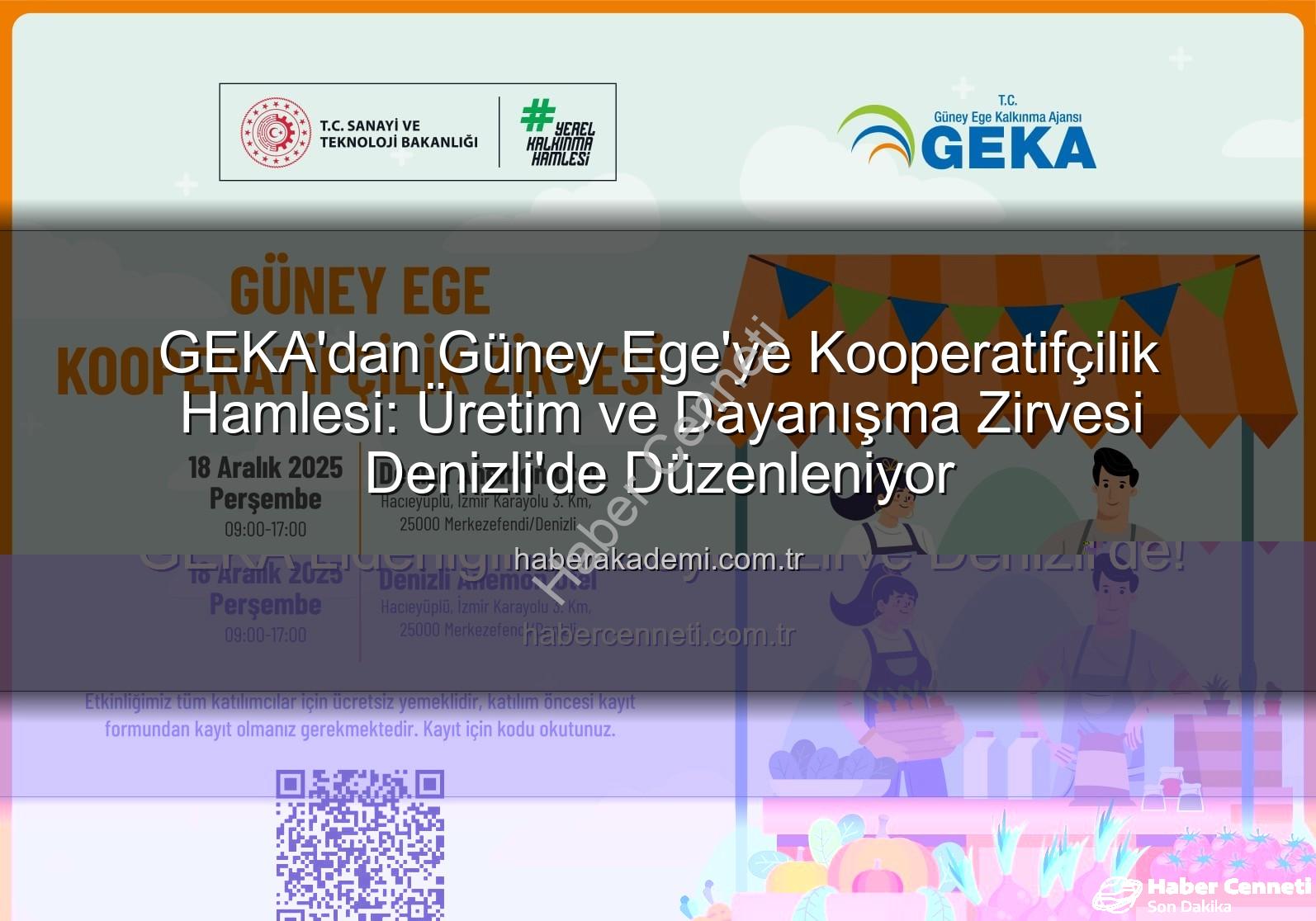Kooperatifçilik Zirvesi - Güney Ege'de Kooperatifçilik Rüzgarı: GEKA Liderliğinde Büyük Zirve Denizli'de!