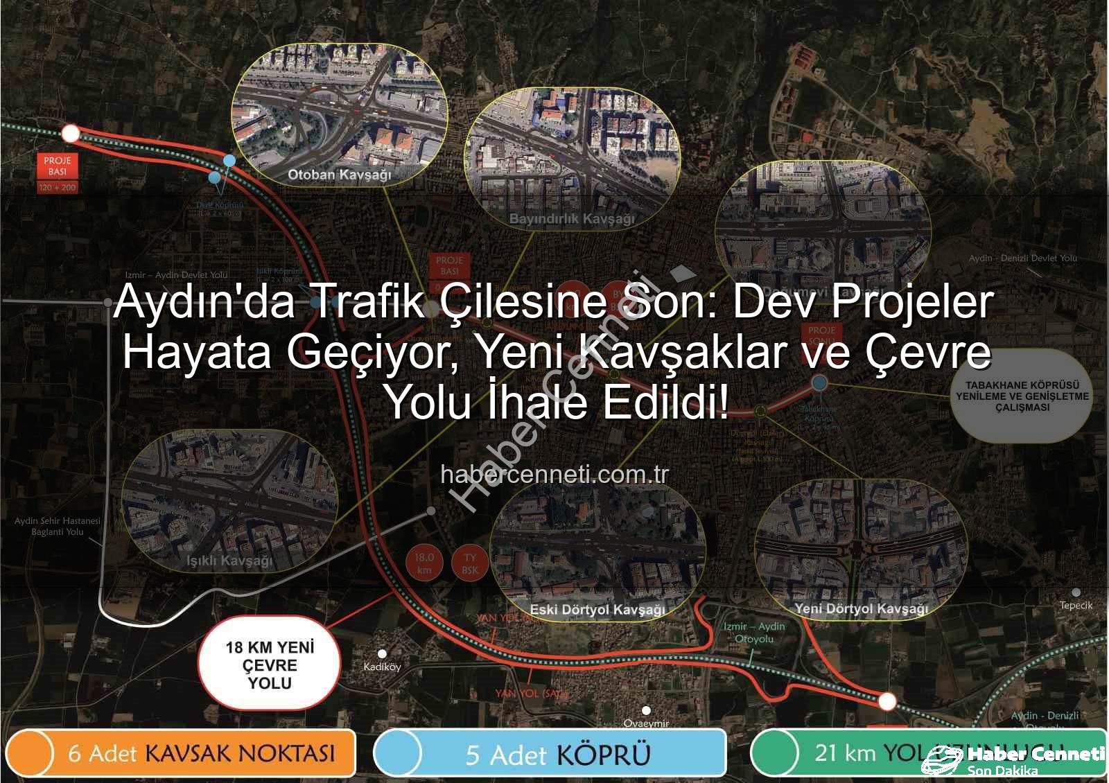 Aydın trafik sorunu - Aydın'da Trafik Çilesine Son: Dev Projeler Hayata Geçiyor, Yeni Kavşaklar ve Çevre Yolu İhale Edildi!
