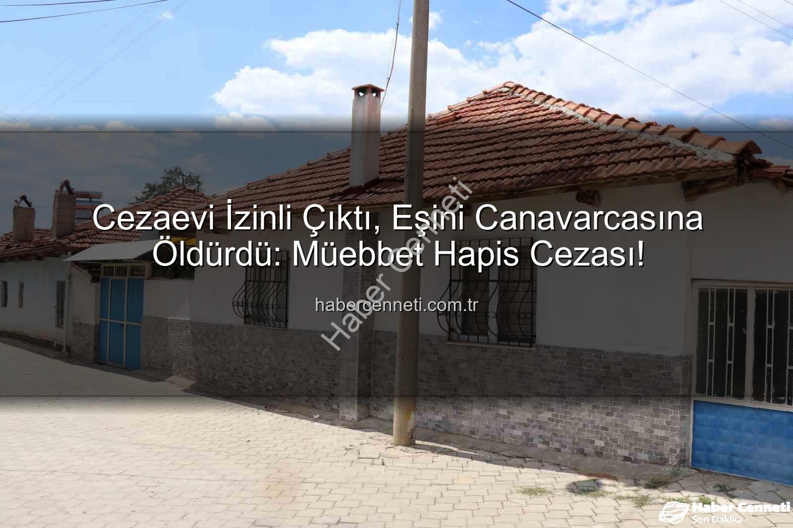 eşini öldüren koca - Cezaevi İzinli Çıktı, Eşini Canavarcasına Öldürdü: Müebbet Hapis Cezası!